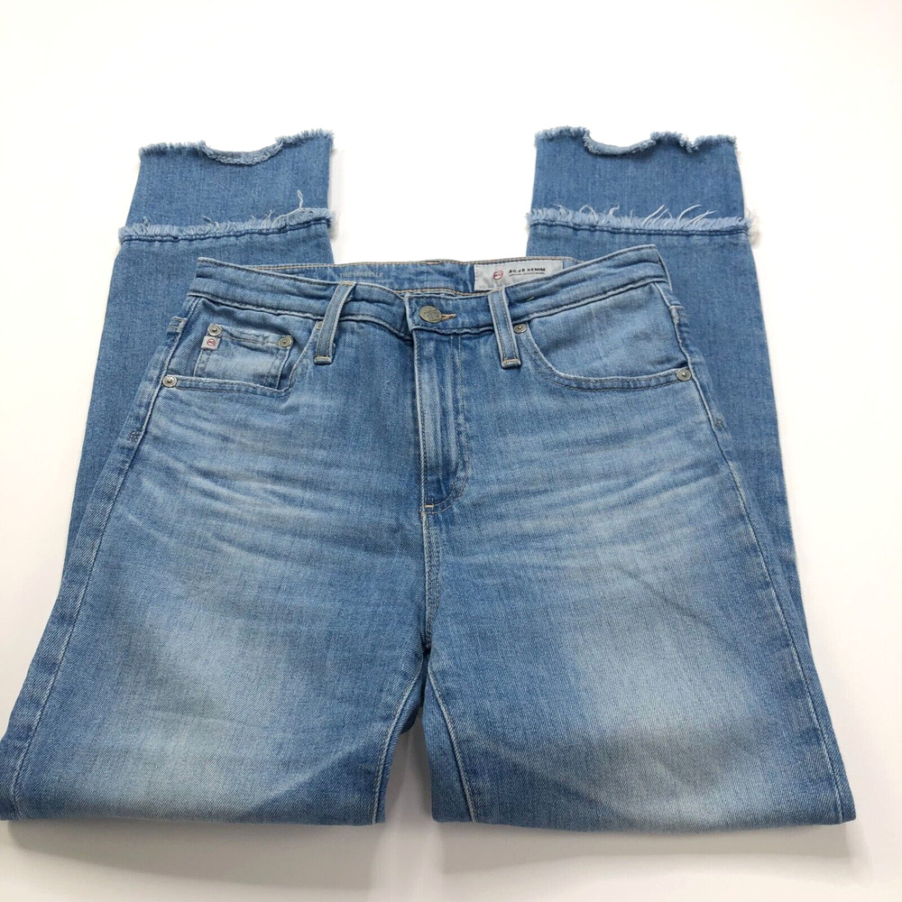 AG Adriano Goldschmeid The Isabelle High Rise Straight Crop 26 (Fits 28W 27L)